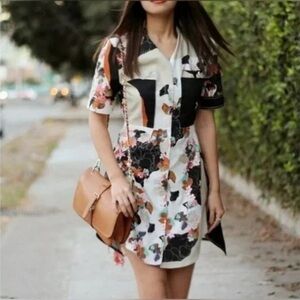 Phillip Lim 3:1 x Target Dress Asymmetrical hem zip front Small short sleeve